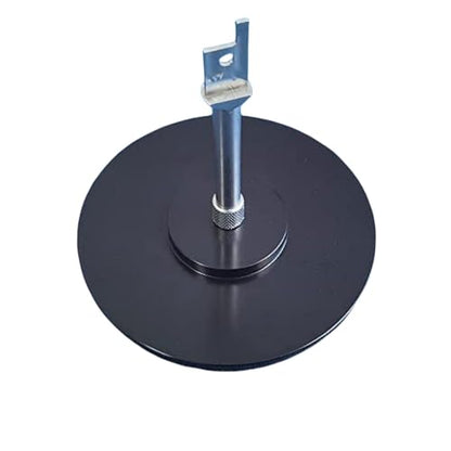 DIY UVC Reciprocating Saw Machines Large Adapter Suction Cup Attachments Connector Fit for Reciprocating Saws Tools Aluminium Smooth Surface 12cm/4.7in Diameter (Black Large)