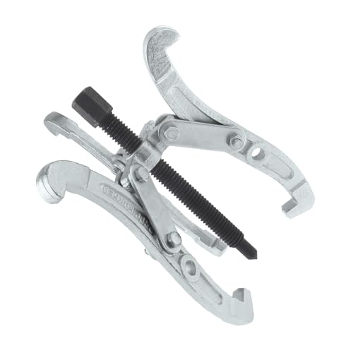 ChgImposs 8 Inch 3-Jaw Gear Puller, 2 Jaw 3 Jaw Puller for Pulley Gears Bearings and Flywheels, Heavy Duty Pulley Puller with Reversible Jaws, High Carbon Steel Removal Tool Bearing Puller Tool - size: 8 Inch