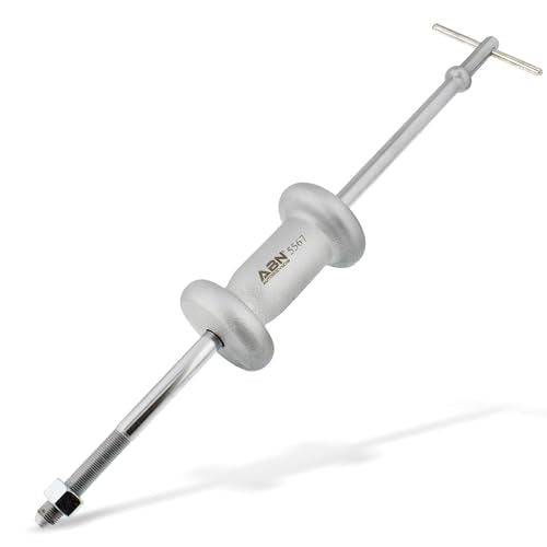 ABN Slide Hammer Puller Set - 5 lb Slide Hammer Axle and Hub Puller and Dent Remover Unit Auto Body Hammer Tool