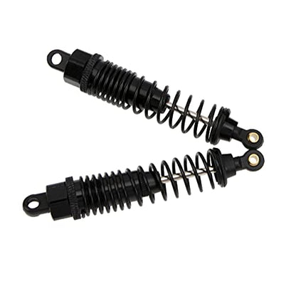 2Pcs Aluminum Shock Absorber Damper 166004 Compatible with Redcat Shockwave Sandstorm Tornado Epx/PRO S30 HSP 94106 94107 RC Off Road Buggy Truck (Black)