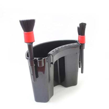 2pcs Car Detailing Bucket Organizer - Portable Auto Wash Tool Hanger, Black - color: Black