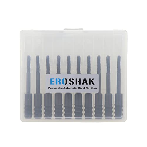 10-24 Mandrel 10pcs Replacement Rod 9900S Air Hydraulic Rivet Nut Tool - color: 10-24 Mandrels