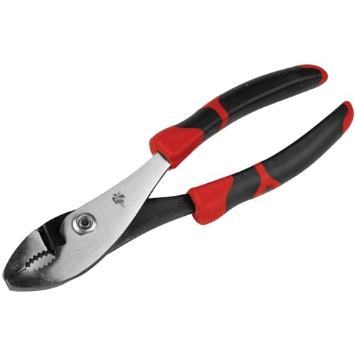 Performance Tool W30721 8-Inch Slip Joint Pliers,Red, Silver, Black - size: 8" Slip Joint Pliers (Single)