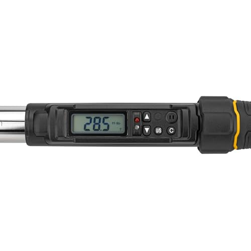 DEWALT Digital Torque Wrench, 1/2 inch Drive, 50-250 FT-LB, with Storage Case (DWMT17060) - style: 1/2" Digital