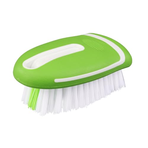 Carpet and Upholstery Cleaning Brush,Carpet Scrubber Stiff Bristle Detailing Scrub Brushes,Interior Leather Brush for Car and Home (Green) - color: Green