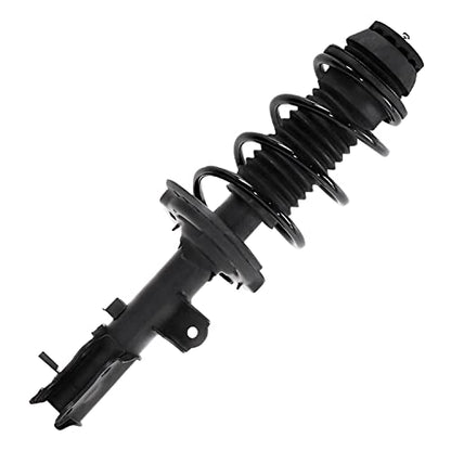 Detroit Axle - Front Struts Sway Bars for 2012-2017 Hyundai Accent Kia Rio | 2013 2014 2015 2016, 2 Struts w/Coil Springs 2 Sway Bar Links Replacement Suspension Shock - size: 4QS47425/Sway Kit