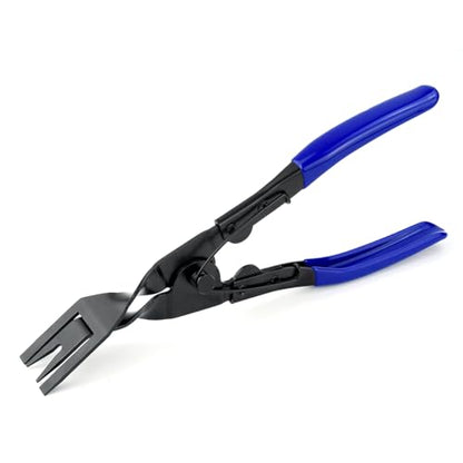 1 Pcs Automobile Interior Upholstery Trim Clip Pliers Remover Tool, Push Pin Pliers Panel Clip Removal Pliers Trim Removal Tool (Blue) - color: Blue