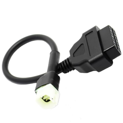 OBD2 OBDII 4 Pin Plug Diagnostic Cable Adapter Compatible with Honda Motorcycle - color: per Honda 4Pin