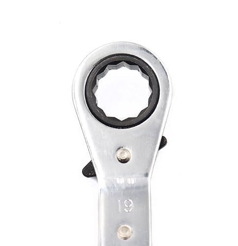 cSeao 5 Pieces Metric Box End Reversible Ratcheting Wrenches Set,Metric Ratchet Box Wrench Set,Repair Wrench Set,Socket Spanner Tool - size: Metric