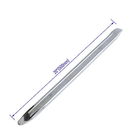 2 PCS 20-Inch Tire Iron, Heavy Duty Tire Spoons Lever Bar, Professional Tire Changing Tool for Installing and Removing and Repairing Wheel Tires of Cars, Motorcycles, Scooter Bicycles - size: 20 inch
