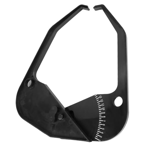 Wheel Balancer Caliper Tool - Rim Width Measuring Gauge for Tire Balancing, Portable ABS Plastic Tire Scale with Raised Numbers