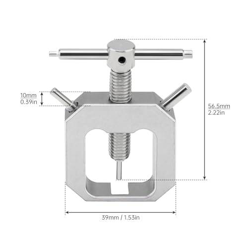 Motor Gear Puller, Universal Motor Pinion Gear Puller Remover Mini Gear Puller for RC Vehicle Models Rc Car Fan (Silver) - color: Silver