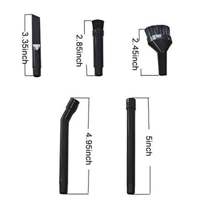 Vacuum Cleaner Attachment Crevice Cleaning Tool Brush Kit Micro Cleaning Kit for Keyboard Compatible with Universal Vacuum Cleaner Attachment
