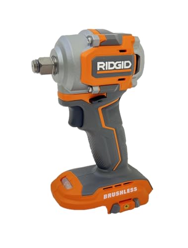 RIDGID 18V SubCompact Brushless Cordless 1/2 in. Impact Wrench (Tool Only) | Battery and Charger Sold Separately - Not eligible for the Lifetime Service Agreement