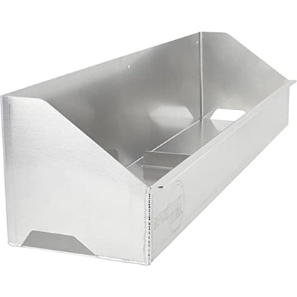 Speedway Motors Adjustable Jack Stand Storage Bin for 2- and 4-Ton Stands, Aluminum Trailer Wall Mount Organizer, Holds Two or Four Stands, 30 Inch Length