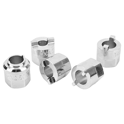 Aramox Strut Nut Socket, 5Pcs Front Suspension Shock Absorber Strut Nut Removal Socket Tool Kit, Fit for C-Class W203 W209 CLK, Carbon Steel Car Strut Nut Remove Install Tool