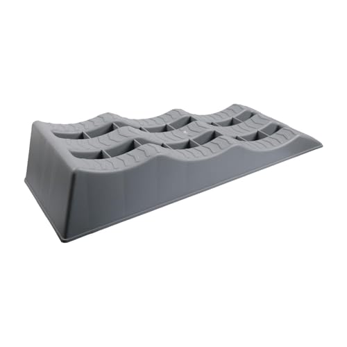 2x Motorhome Leveling Ramps for Stabilizing And Trailers on Uneven Terrain, for Lifting Vehicles, Leveling Wedge