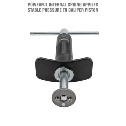 OEMTOOLS 35058 Brake Caliper Piston Rewind Tool, Spring Loaded Brake Caliper Wind Back Tool, Universal Rear Piston Brake Caliper Retractor Tool , Black - style: Brake Caliper Piston Rewind Tool