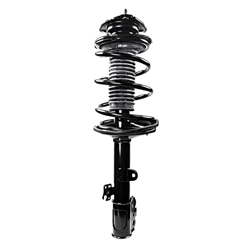 Detroit Axle - AWD Front Struts Sway Bars for 2011-2014 Toyota Sienna, 2 Struts & Coil Spring Assembly 2 Sway Bars 2012 2013 Replacement Suspension Ready Struts Shocks - size: 4QS47201/ sway kit