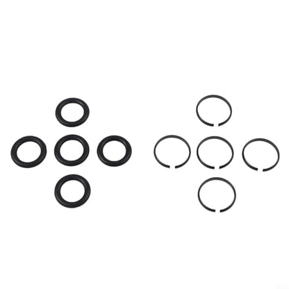 Pneumatic for IMPACT Wrench Socket Retainer Rings With O-Rings, Metal Construction For 3/8, 1/2, 3/4, 1 Inch Air Tools, 5 Sets Repair Kit For Automotive Garage(3/4) - color: 3/4