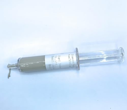 Diamond Lapidary Paste for Polishing Mirror Finishing 5 Gram (3,000 Grit / 6 μm) 1-Pack - size: 3,000 grit / 3-6 microns