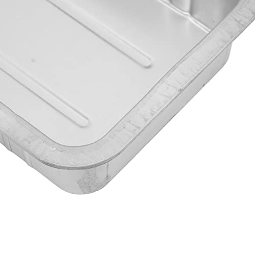 Oil Drain Pan, Universal Car Oil Change Drain Pan Container Portable Automotive Drain Tray Leak Resistant Metal Construction Durable Easy Pour for Garage Workshop Vehicles Boats - size: 5L