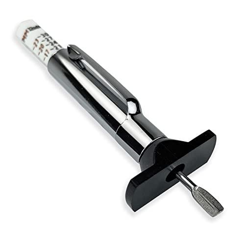 Tire Tread Depth Gauge, 1/32nds up to 1 inch with Pocket Clip by TYK Industries