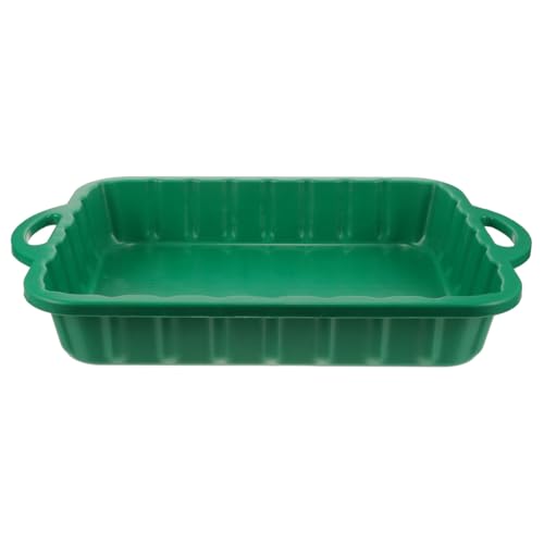 Oil Drain Pan Portable Oil Drip Catcher Tray for Car Engine Leakproof Pour Spout Lightweight Automotive Fluid Collector for Garage Maintenance 23.62 X 15.35 X 3.54 in