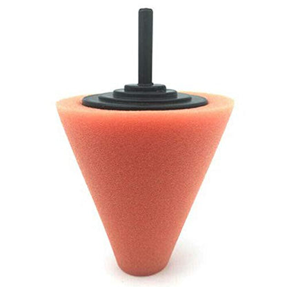 car polishing kit Car Wheel Hub Polish Buffing Polishing Sponge Cone Metal Foam Pad for Car Wheels Car Doors and Handles 4Pcs