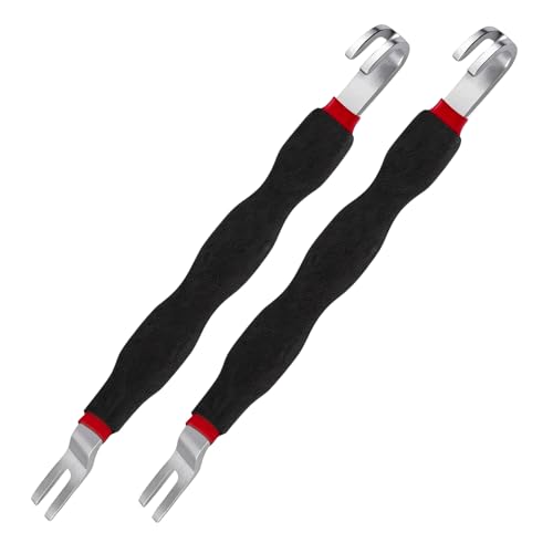 PPZ 2PCS Electrical Disconnect Pliers 13120, 7.48"x0.39" Automotive Electrical Terminal Connector Separator Removal Tool, Automotive Electrical Connector Removal Tool for Car Truck - color: Black 2 Pcs