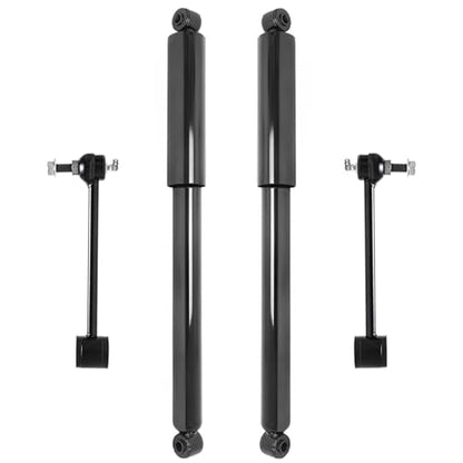 Detroit Axle - Rear Shock Absorbers Sway Bar End Links Replacement | for 2003-09 Hummer H2 - size: 4AS47026/shock kit