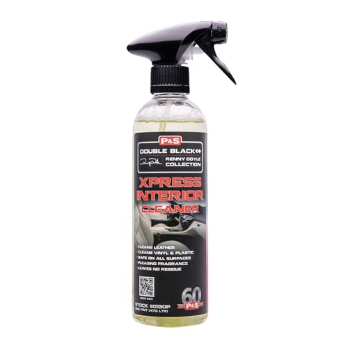 P & S PROFESSIONAL DETAIL PRODUCTS Xpress Interior Cleaner – Safe for Leather, Vinyl, Plastic & More, Removes Dirt, Grease & Oil, No Residue, Fresh Scent, No Dilution Needed - 16 Oz. - size: 16 Fl Oz (Pack of 1)