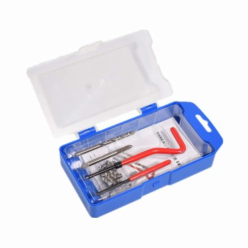 M7 X 1.0 Thread Repair Kit, Metric Helicoil Kit with HSS Drill Bit, 20PC Wire Thread Inserts - size: M7 x 1.0mm