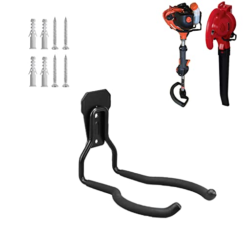 Garden Power Tool Hanger, Garage Wall Hooks, Weedeater Rack, String Trimmer Hanger, Utility Hooks for Garage Tool Organizers and Storage - Black-1 Pcs - color: Black-1 P