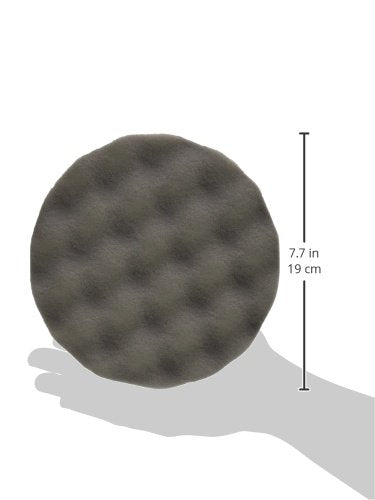 Genesis GAFPP7 Universal 7" Quick-Change Waffle-Pattern Foam Polishing Pad with Reusable Hook and Loop Backing