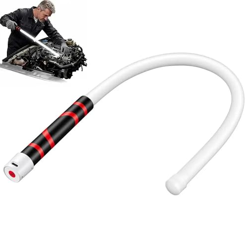 Flexible LED Flashlight Stick, 30in Rechargeable Bendable LED Light Stick, Handheld LED Work Light with 3 Brightness Modes for Car Repair, Mechanics, Garage & Under Hood Vehicle Inspection
