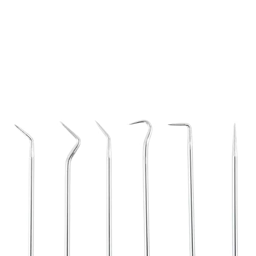 OEMTOOLS 26517 6-Piece Hook and Pick Set, Precision Manipulation for Automotive and Electronics, Durable Steel Construction, Versatile Tool Set
