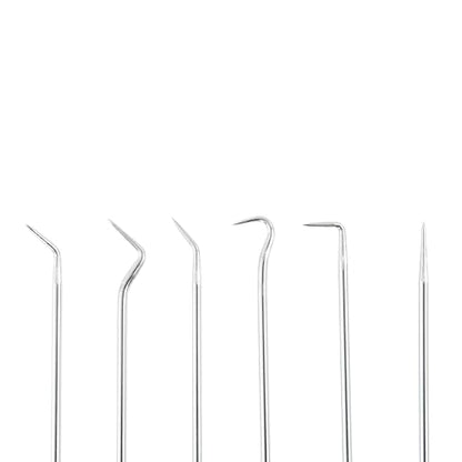 OEMTOOLS 26517 6-Piece Hook and Pick Set, Precision Manipulation for Automotive and Electronics, Durable Steel Construction, Versatile Tool Set