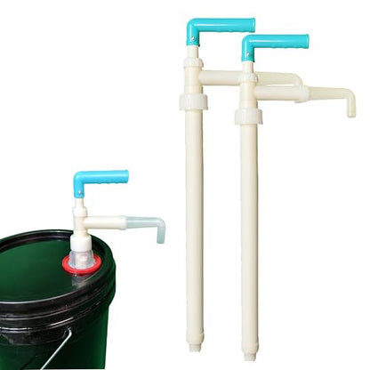 Fully Plastic Manual Oil Pump Slender Aspirator Water Pump for Dishwashing Liquid/Car Wash Soap/Honey/Engine Oil/Viscous Liquids/Lubricant/Laundry Detergent/Shampoo/Bleach