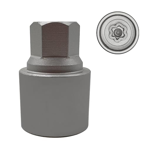 080 Wheel Locking Nut Key for BMW Mini, Socket (OD 29mm-ID 26mm) | Wheel Lock Nut Socket Adapter, Anti-Theft Lug Nut Removal Tool, Anti-Theft Screw Remover, Repair Tool, Tyre Fitting, garage - size: Socket 080