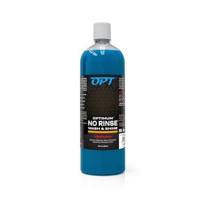 Optimum No Rinse Version 6 (32 Oz), Grit Guard Bucket Insert (Blue), and Big Red Sponge 2.0 (BRS) Car Cleaning Kit, ONR Rinseless Car Wash, Dirt Lock, and Professional Wash Sponge for Auto Detailing
