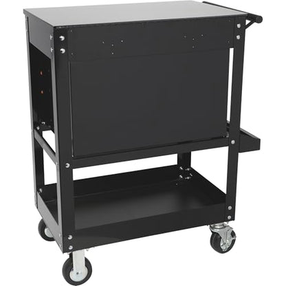 Ironton 30in. 5-Drawer Mechanic's Tool Cart, 700-Lb. Capacity | 33-7/8in.L x 17-5/8in.W x 39-1/8in.H, Rolling mobility, Quick-access tool organization, Garage/service use - size: 5 Drawer