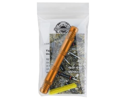 Dynaplug Racer Pro Bicycle Tire Repair Tool 100% USA Made (Orange) - color: Orange