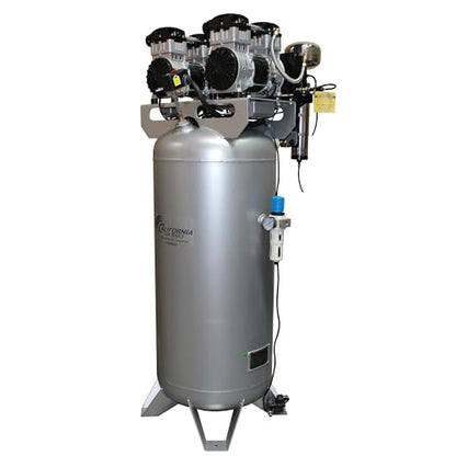 California Air Tools 60040DCAD 4.0 HP Ultra Quiet and Oil-Free Air Compressor, 60 Gallon Steel Tank, 75 dBA Noise Level, with Air Drying System and Auto Drain - style: 60 Gallon ASME Tank w/80% Dry Air