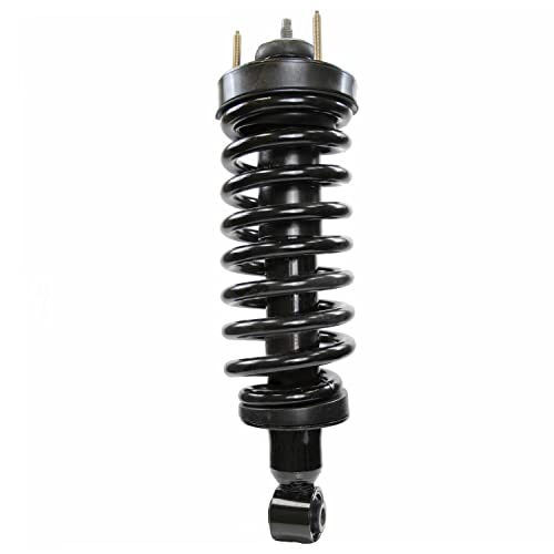 Detroit Axle - 4pc Struts for Ford 2003-2011 Crown Victoria Mercury Grand Marquis, Front Rear Struts & Coil Spring Assembly 2004 2005 2006 2007 2008 2009 2010 Replacement Suspension Shock Absorbers - size: 4Q47390/ Big strut kit