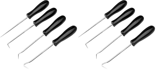 Performance Tool 1103 4-Piece Hook & Pick Set - Mark Metal or Plastic, Separate Wiring, Remove Fuses, Pick Up Small Parts and Washers (Pack of 2) - size: 1 Count (Pack of 2)