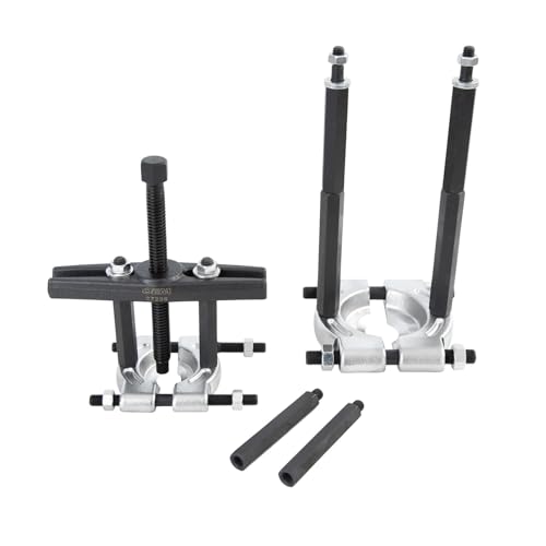 OEMTOOLS 27236 5-Ton Bar-Type Bearing Puller Set, Bearing Splitter and Gear Puller Kit for Bearings, Pulleys, Gears, and Shafts, Wheel Bearing Removal Tool, Heat-Treated Bearing Puller Kit