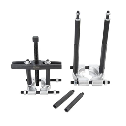 OEMTOOLS 27236 5-Ton Bar-Type Bearing Puller Set, Bearing Splitter and Gear Puller Kit for Bearings, Pulleys, Gears, and Shafts, Wheel Bearing Removal Tool, Heat-Treated Bearing Puller Kit