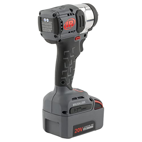 Ingersoll Rand W3151-K22 20V 1/2" Cordless Impact Wrench 2 Battery Kit, Mid-Torque, Compact, Pistol Grip - size: 1/2" Drive, style: 2-Battery Kit