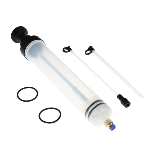 Fluid Extractor, 500CC suction syringe, Oil Syringe Manual Extraction Fill Pump, Fluid Syringe Pump Manual Suction Vacuum Fuel Car Transfer for Automotive Car Motorcycle Boat